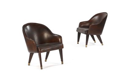 Jacques ADNET (1901-1984)
Attribué à
Paire...