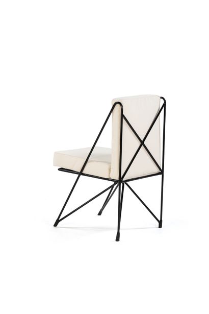 Raoul GUYS (XX)
Suite of four chairs with...