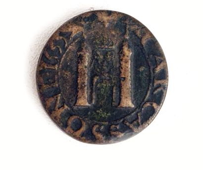 City weight: CARCASSONNE 1555
Bronze.
Diam....