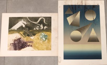 Maria MESTEROU (1941)
Composition cynéthique
Lithograph
Signed...