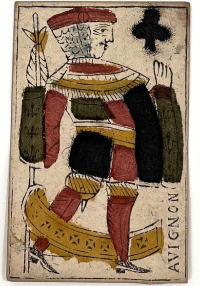 SET OF PLAYING CARDS. 18th century.
- 56...