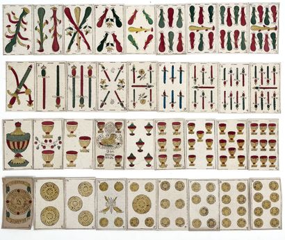 SET OF CARDS. 19th century
- Piedmont