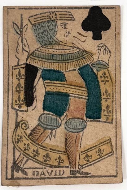 SET OF PLAYING CARDS. 18th century.
- 56...