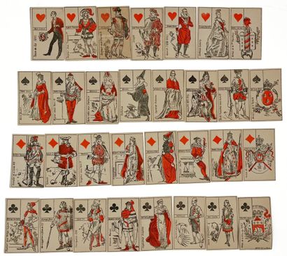 SET OF CARDS. 19th century
- Piedmont