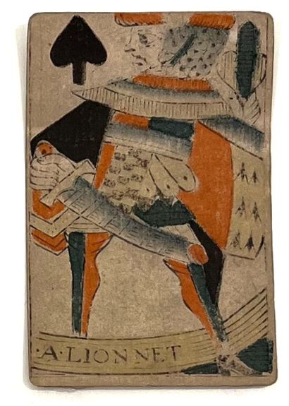SET OF PLAYING CARDS. 18th century.
- 56...