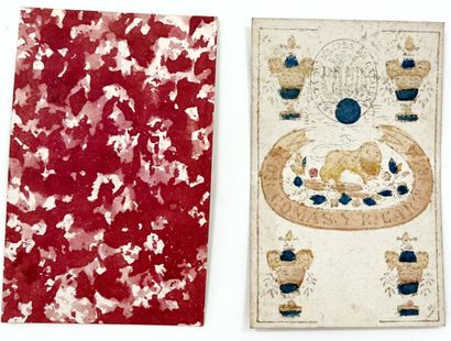 SET OF CARDS. 19th century
- Piedmont