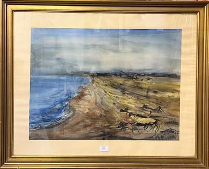Louis TRABUC (1928-2008)
Landscape
Watercolor
Signed...