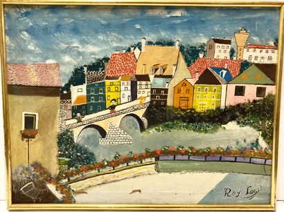 Louis ROY (1891-1979)
The bridge
Oil on canvas
Signed...