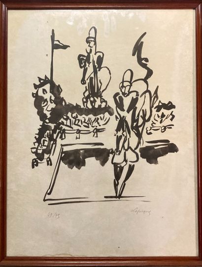 Charles LAPICQUE (1898-1988)
Le Concours...