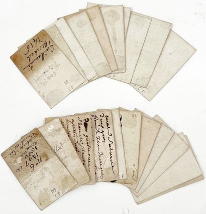 SET OF PLAYING CARDS. 18th century.
- 56...