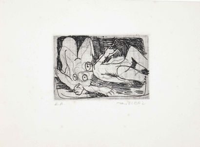 André ELBAZ (1930)
L'étendue, Le rideau,...