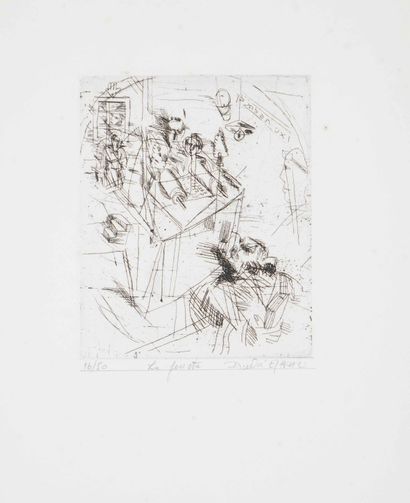 André ELBAZ (1930)
Le baldaquin, La chaise,...