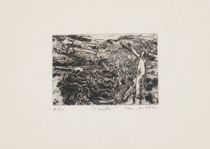 André ELBAZ (1930)
L'étendue, Le rideau,...