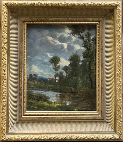 20th century school
Set of three Landscapes
Oil...