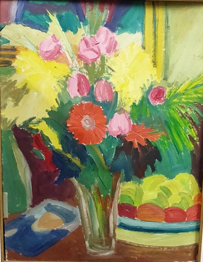 François DIANA (1903-1993)
Bouquet of pink...