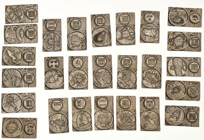 SET OF CARDS. 19th century
- Piedmont