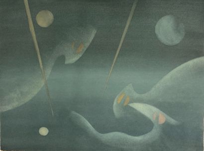 Work from the 20th century
Suite of two abstract...