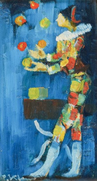 Paul Georges KLEIN (1909-1994)
Juggler
Oil...