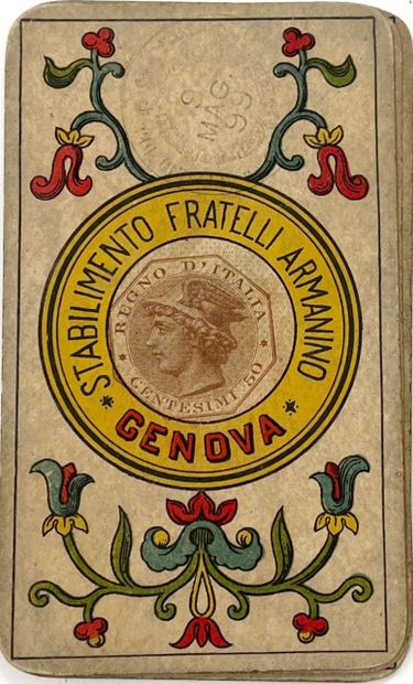 SET OF CARDS. 19th century
- Piedmont