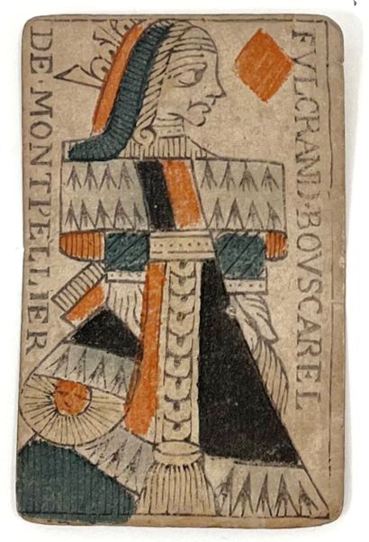 SET OF PLAYING CARDS. 18th century.
- 56...