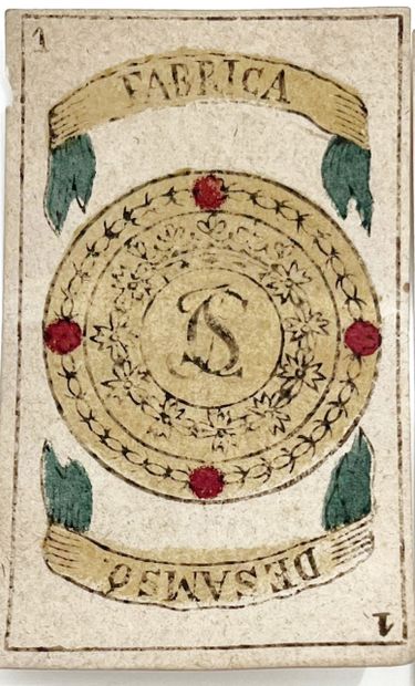 SET OF CARDS. 19th century
- Piedmont
