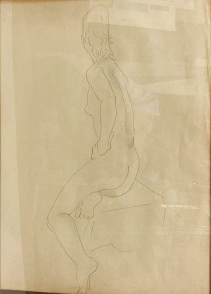 Pierre AMBROGIANI (1907-1985)
Nude of Maryse...