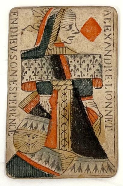 SET OF PLAYING CARDS. 18th century.
- 56...