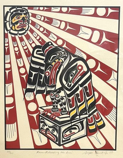 Patrick AMOS
The Raven Releasing the Sun,...