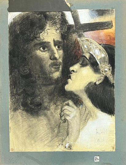 Charles Albert METAYER (XX)
Samson et Dalida
Crayon...