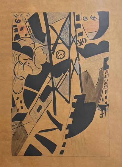Jean POUGNY (1892-1956)
Le Pont de chemin...