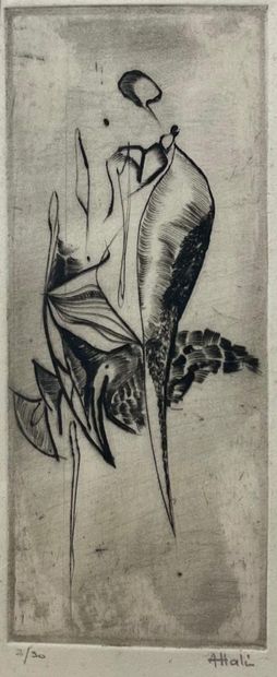 Jean ATTALI (1937), Anonyme
Deux estampes...
