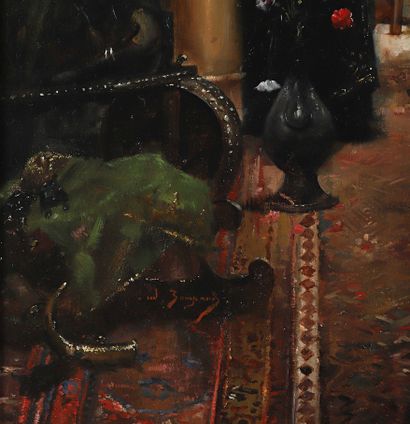 Maurice BOMPARD (1857-1936)
The harem
Oil...