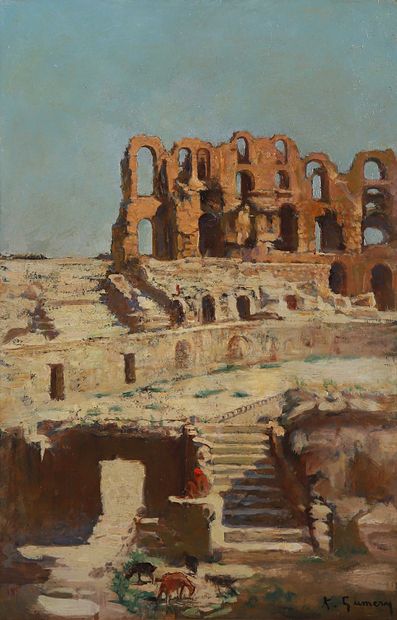 Adolphe GUMERY (1861-1943)
The amphitheater...