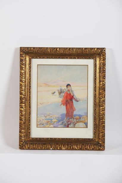 Paul LEROY (1860-1942)
The young girl crossing...