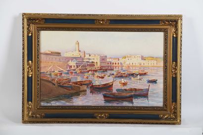Alphonse BIRCK (1859-1942)
Boats in the port...