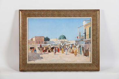Emile BOIVIN (1846-1920)
Bab-Djedid Square,...