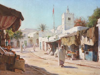 Cécile BOUGOURD (1857-1941)
Souk des sacs...