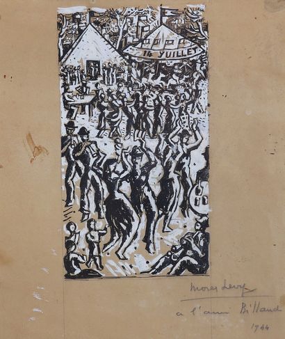 Moses LEVY (1885-1968)
July 14th. 1944
Ink...