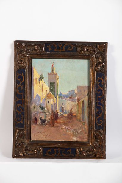 Alexis Auguste DELAHOGUE (1867-1953)
Passers-by...