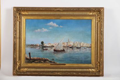 Marc ANTHONY (XIX-XX)
Boats in front of La...