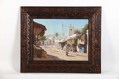 Cécile BOUGOURD (1857-1941)
Souk des sacs...