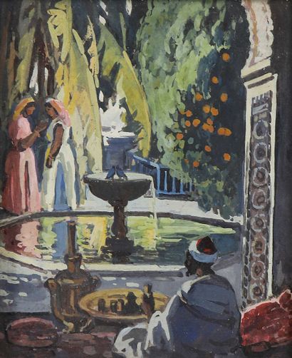 Azouaoui MAMMERI (1890-1954)
In the palace...
