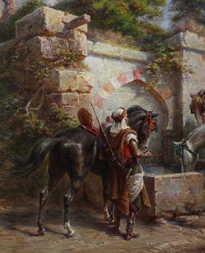 Paul Dominique PHILIPPOTEAUX (1846-1923)
Arab...