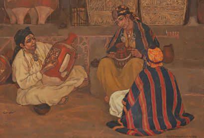 Yvonne KLEISS-HERZIG (1895-1968)
Kabyle women...