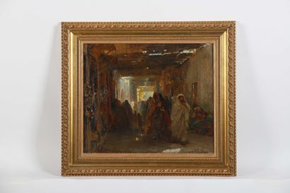 Albert CHARPENTIER (1878-1951)
The Souk
Oil...