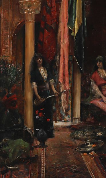 Maurice BOMPARD (1857-1936)
The harem
Oil...