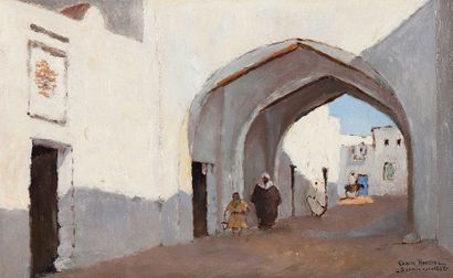 Carlos ABASCAL (1871-1948)
An alley in Azemmour,...