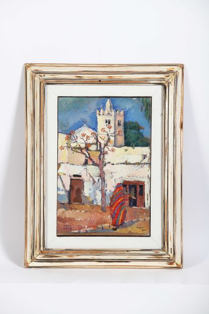 Moses LEVY (1885-1968)
Lively street in Tunis....