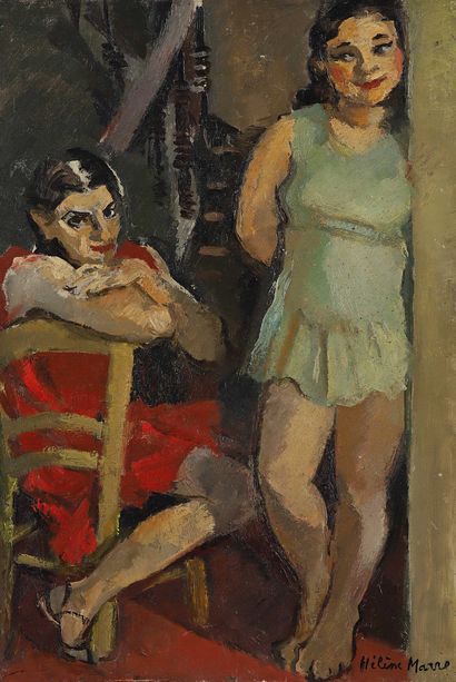 Hélène MARRE (1891-1968)
L'Attente
Oil on...
