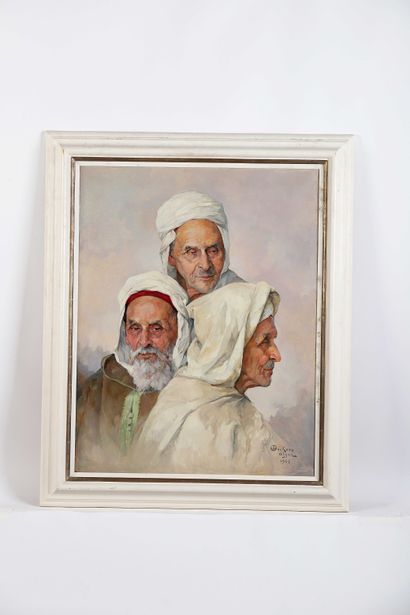 Émile DECKERS (1885-1968)
The three Algerians....